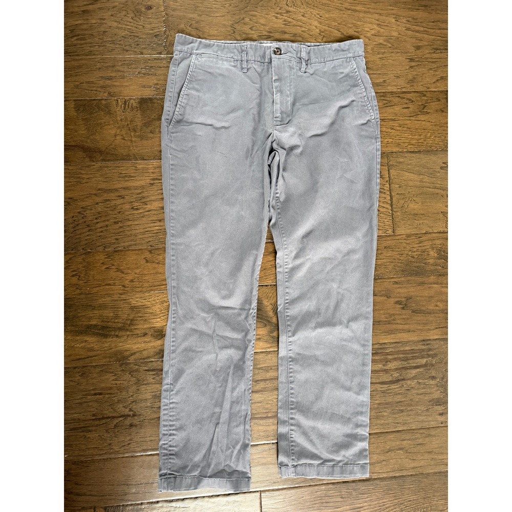 Goodfellow & Co Mens Hennepin Chino Pants‎ Straight Fit Gray 38x32 Stretch